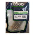 5x Deligo  M10 x 75 Thunderbolt Type Hexagon head screw masonry support fixing
