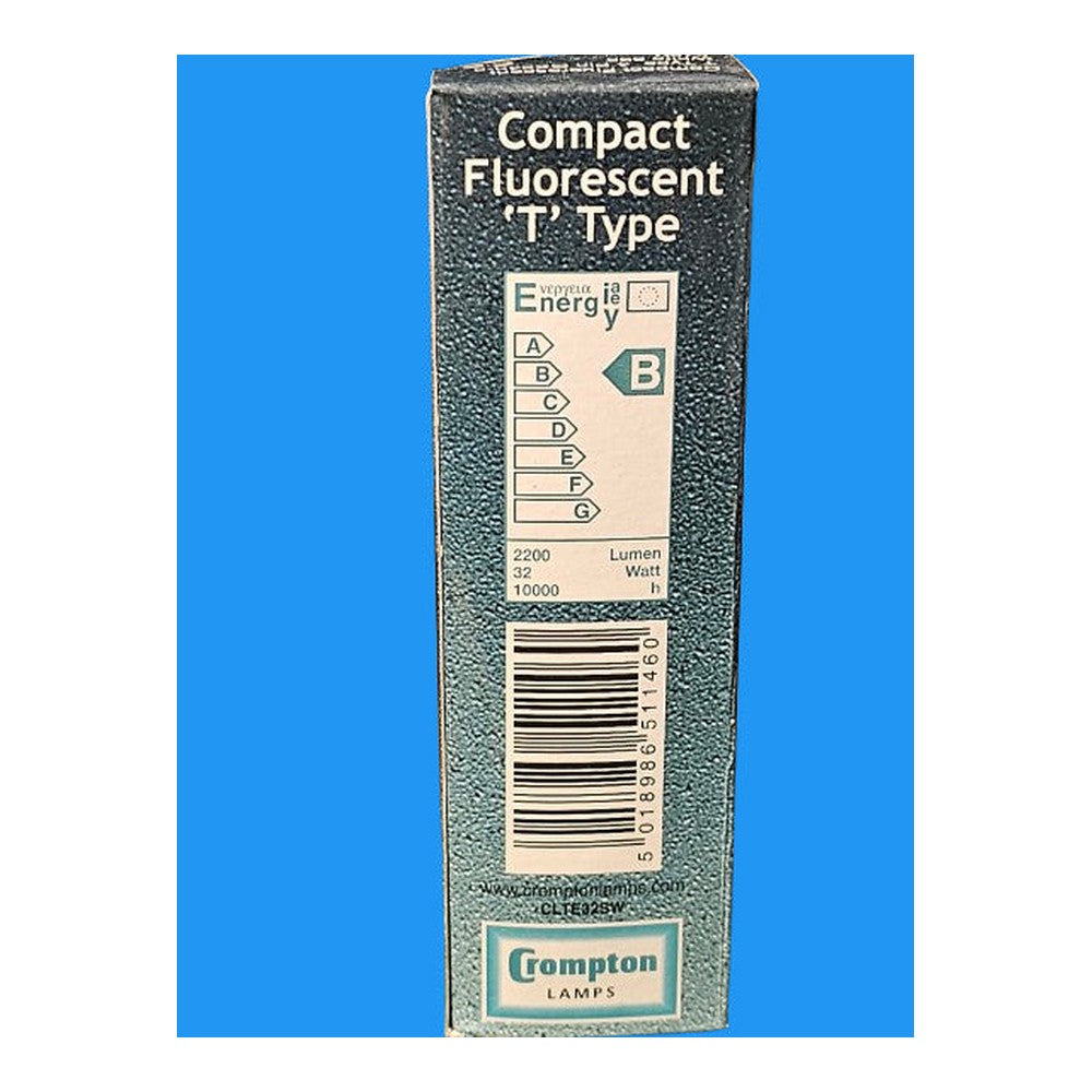 Gx24q-3 32w T Type ( Pack of 2 )Crompton Fluorescent  Lamp Bulb 835 White 2200lm
