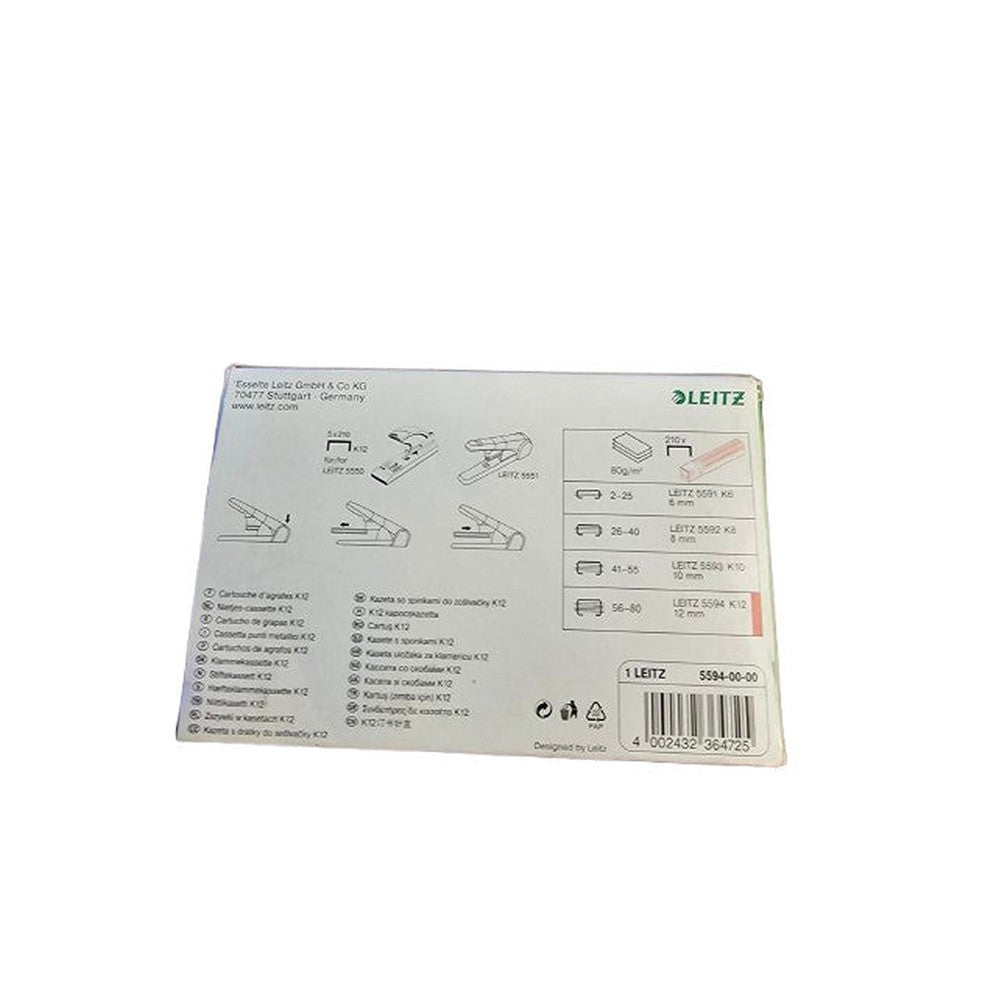 2 Packs of 5 Leitz K12 Staple Cartridges.