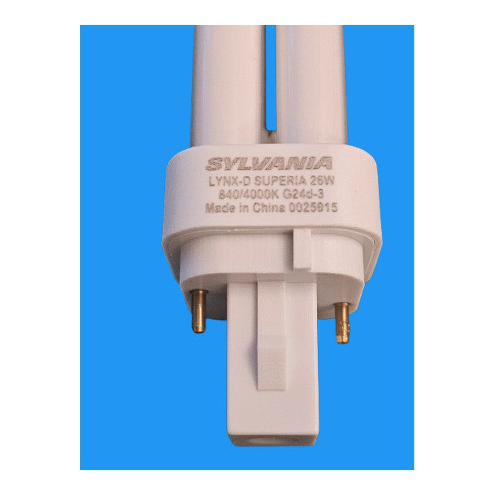 Sylvania 26w G24d-3 Bulb Lamp 2 Pin Cool White 1800Lm