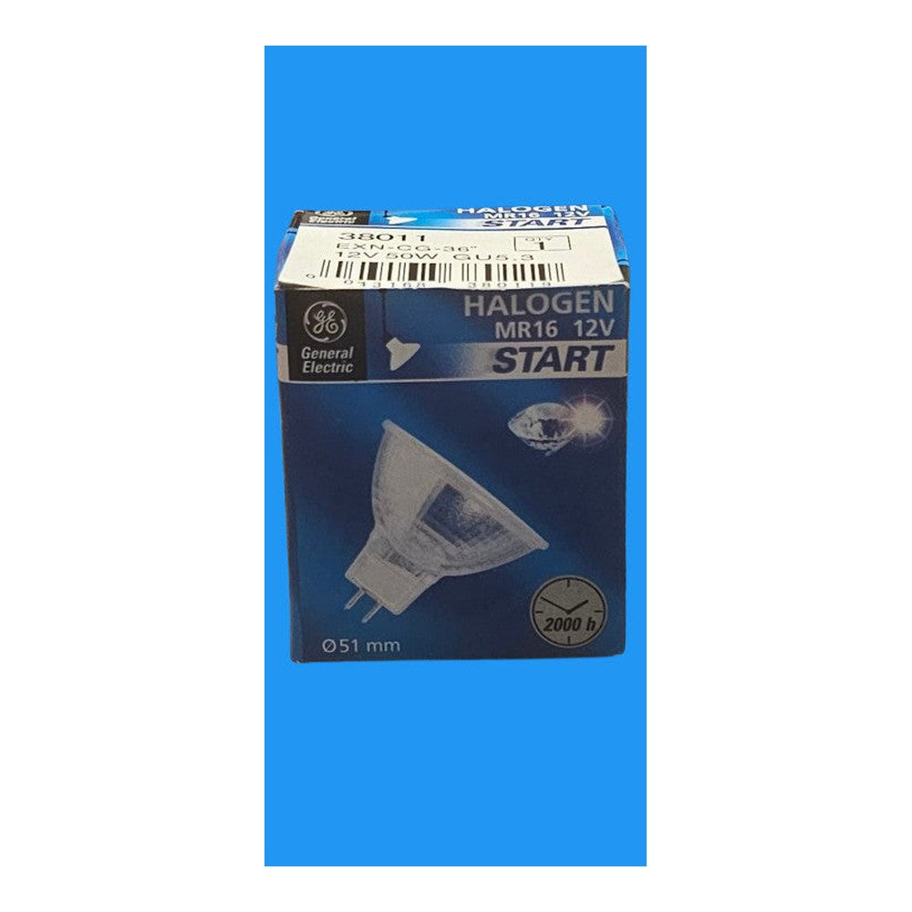GU5.3 MR16 50W Halogen Bulb Lamp 12V General Electric Start x 2