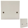 Hager Ashley White Switches & Sockets Range - Electrical Plate Surface Pattress