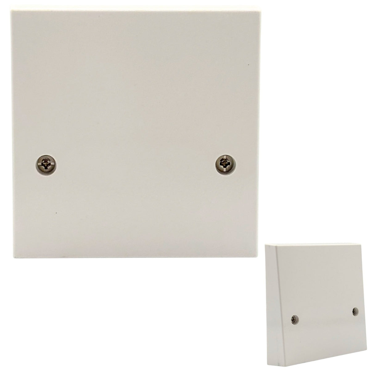Hager Ashley White Switches & Sockets Range - Electrical Plate Surface Pattress