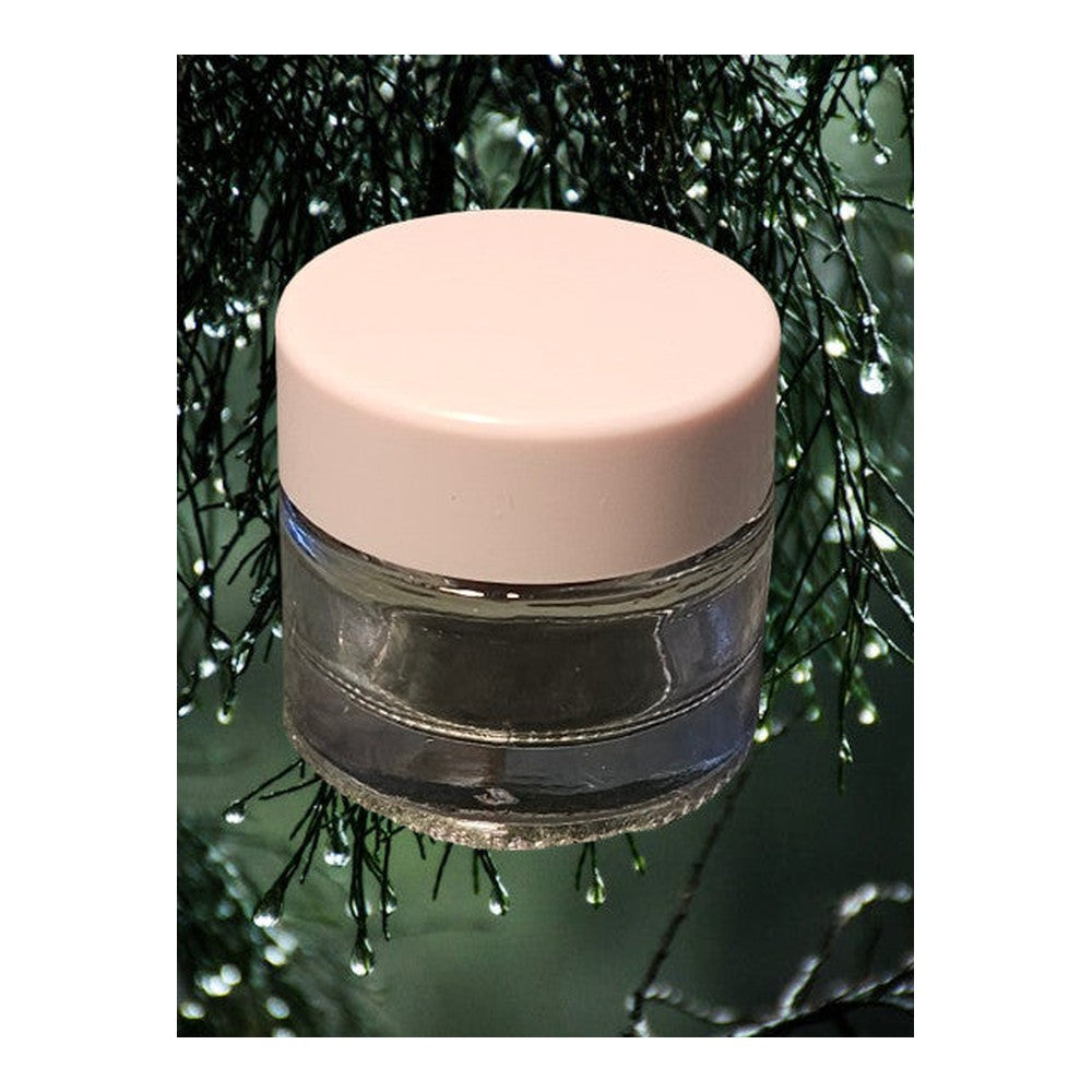 Bunzl 12 x  Glass Sample Jar - 5mm Pots lids inserts - Glitter Make Up Cosmetic