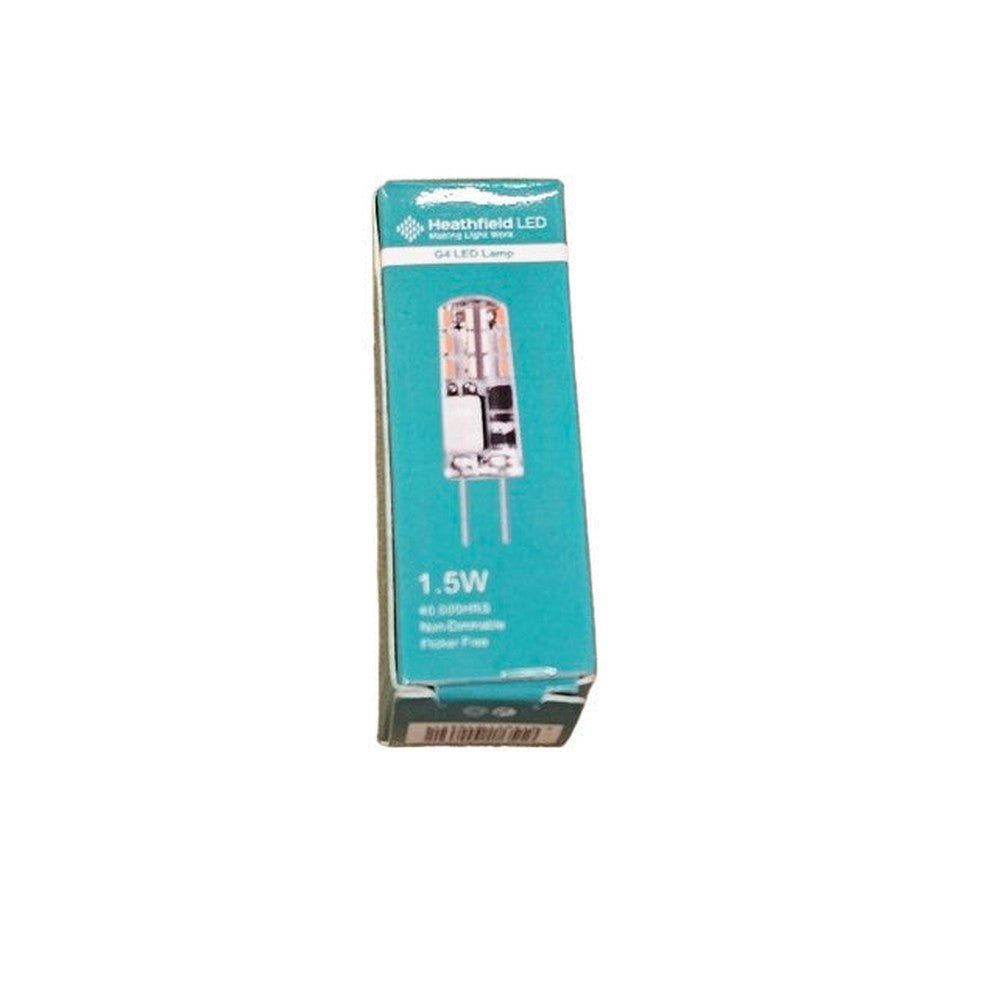 2 x Heathfield 1.5W G4 LED Lamp Non-DimmableFlicker Free Low Heat