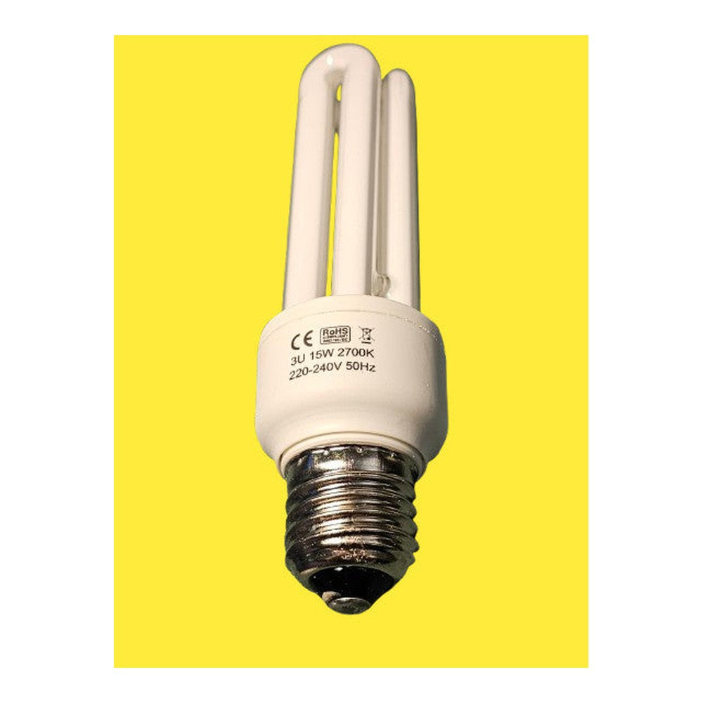 2 x ASD 15W E27 Energy Saver Bulb Lamp Non-Dimmable 10kh Flicker Free