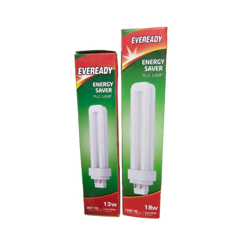 Eveready 9w 13w 18w 26w Energy Saver PL-C Lamp Bulb Cool White