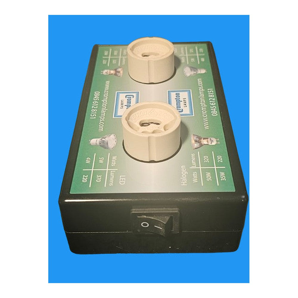 Crompton Display Counter for comparing LED to Halogen Circuit Limiter