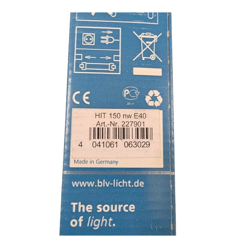 BLV TOPFLOOD Metal Halide Tubular HIT 150W (Neutral White) E40