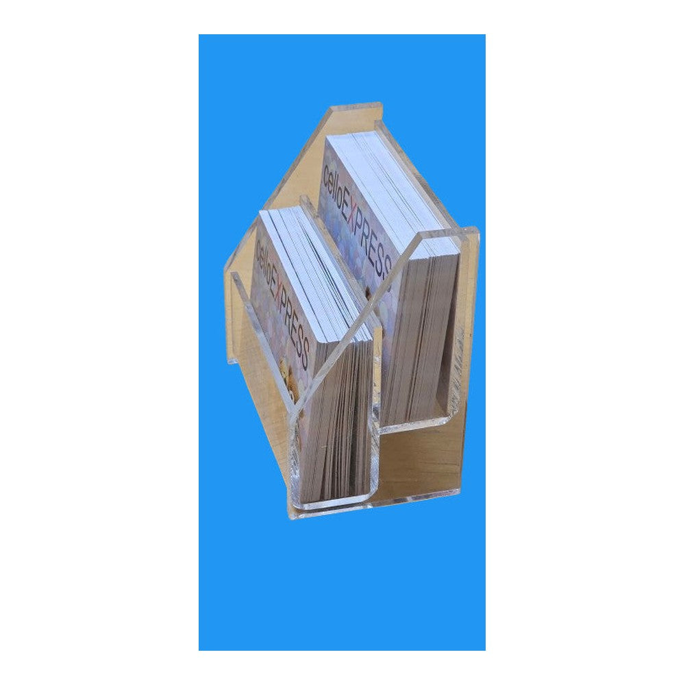 Business Card Holders x 3 Heavy Duty Pre-built Double Holds 150+