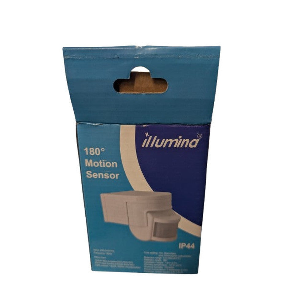 Illumina IP44 PIR Wall Mounted Motion Movement Sensor Detector Light Switch 180°