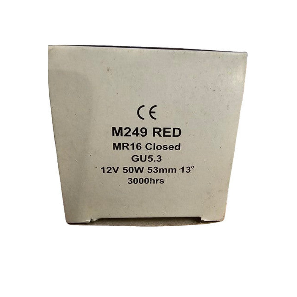 MR16 GU5.3 50W ( 3 Pack ) RED Dichroic Bulb Lamp M249 12V GU5.3 3000h
