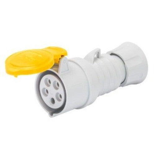 3 PIN TRAILING PLUG IP44 GW62001H IT24069 GEWISS 110V 16A (Pack of 3)