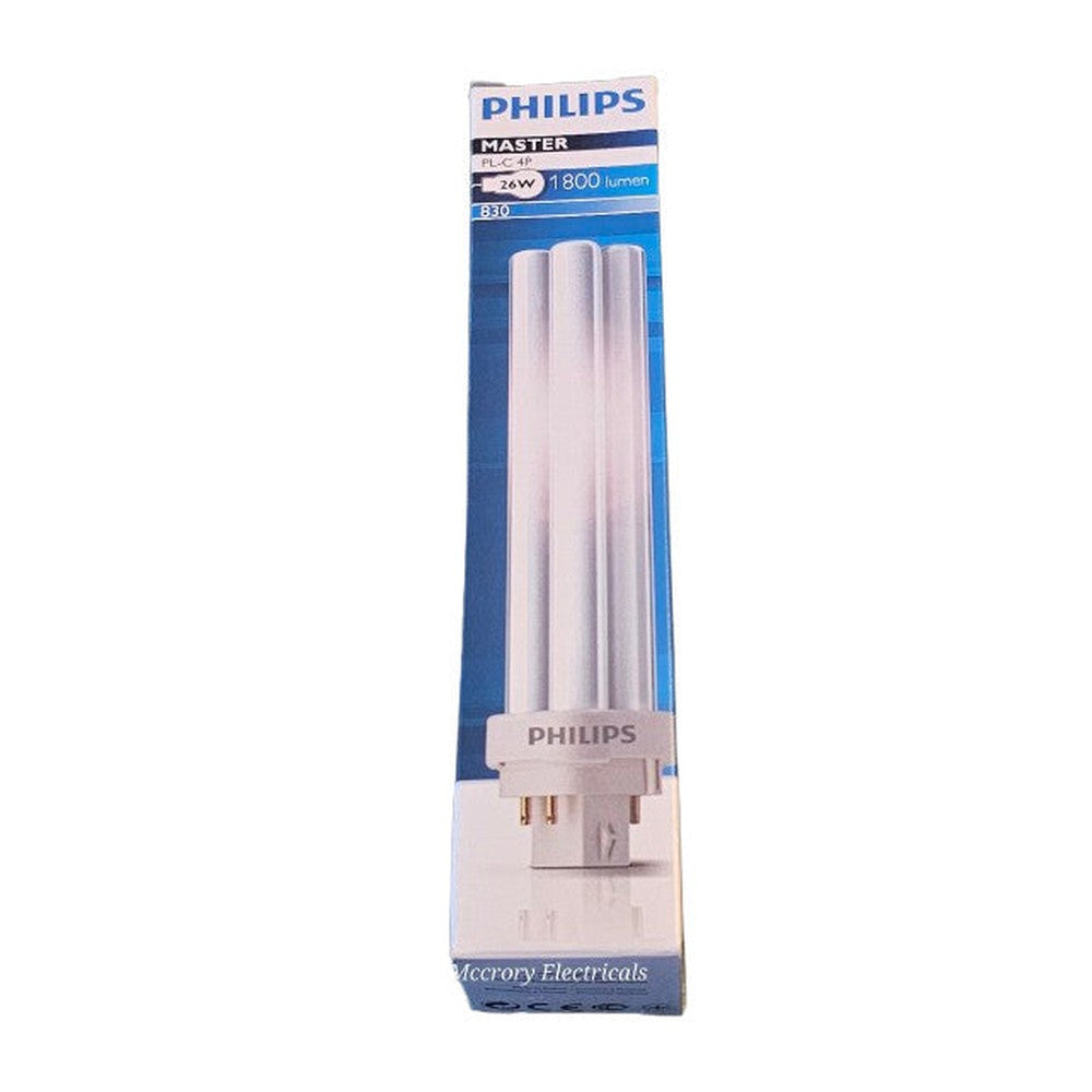 PL-C 4 Pin 26w 830 3000k Philips Master 1800lm