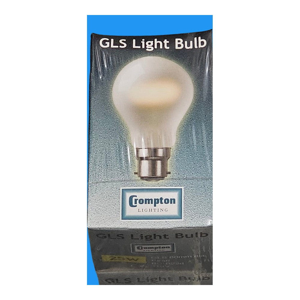 BC-B22d 25W 110V Pearl GLS Light Bulb Crompton 110v