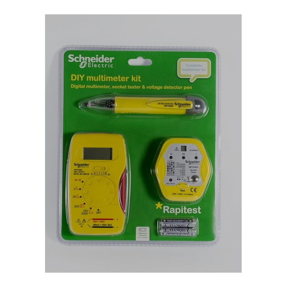 Schneider Electric IMT23011 - Three Piece DIY Multimeter Kit.