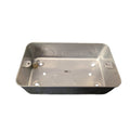 2x 2 Gang 44mm Single Metal Heavy Duty Back Box to Match Knightsbridge M Series