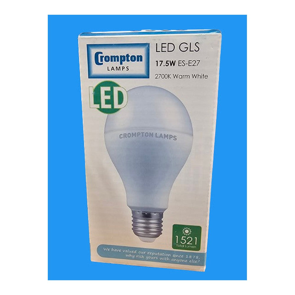 ES-E27 17.5W ( Pack of 2 ) Crompton LED GLS Bulb 2700k Warm White 1521lm 5563