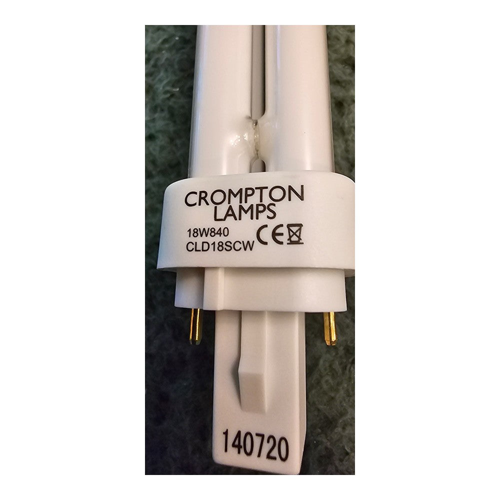 G24d-2 18W D Type Compact Fluorescent Bulb Lamp 1218lm 10000h CLD18SCW