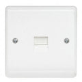 Master Telephone Socket White Contactum Aspire A2169 (Pack of 2)