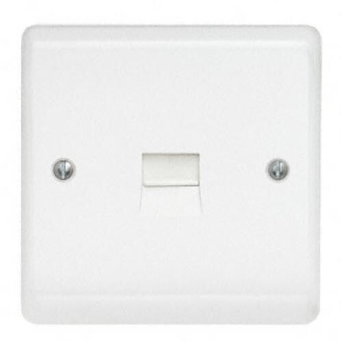 Master Telephone Socket White Contactum Aspire A2169 (Pack of 2)