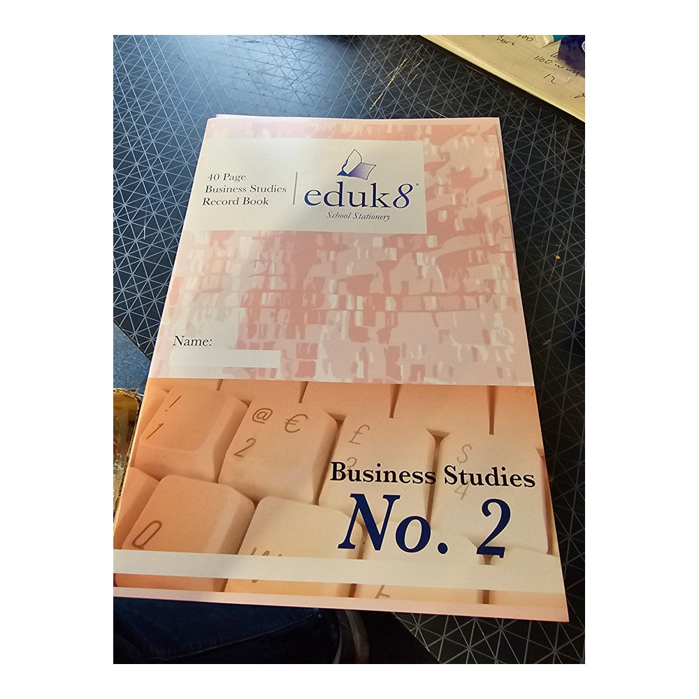 pack of 20 A4 40 page eduk8 Business Studies no 2 Record Book