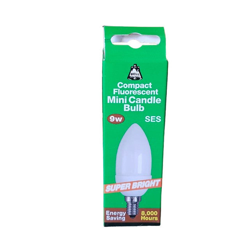 SES E14 Mini Candle Bulb Lamp 470lm Bell 9w ( Pack of 3 )