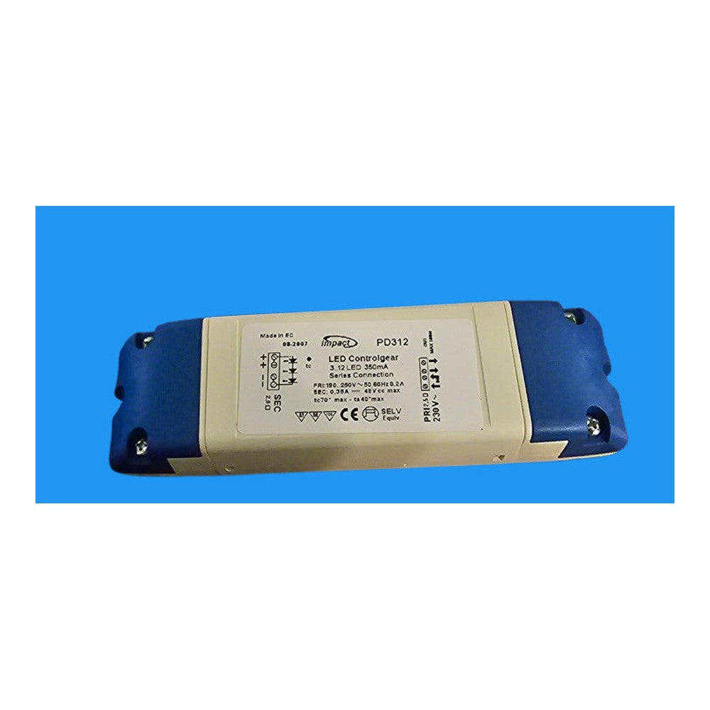 Impact LED Controlgear 3.12 350mA Series Connection 230v PD312