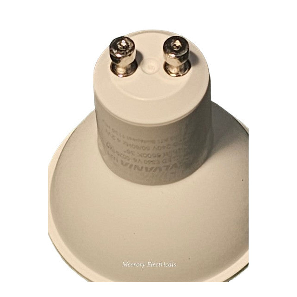 GU10 4.2W = 50W ( Pack of 2 ) Sylvania Bulb 345lm RefLED ES50 15000h