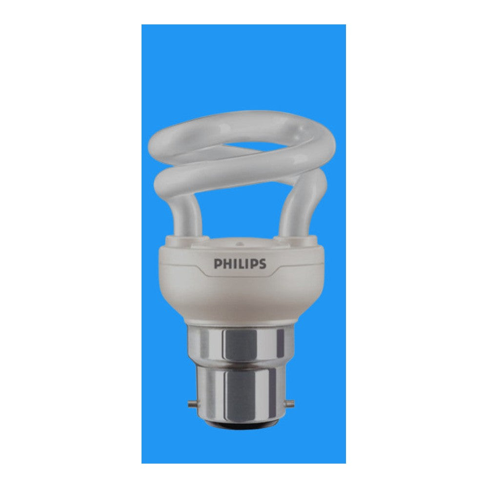 Philips Tornado B22 BC 50w = 30w XSmall 79mm Warm White Rapid Start 300lm