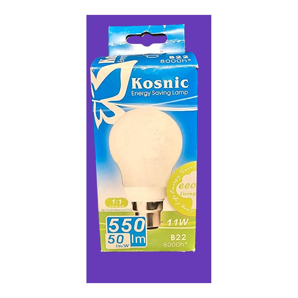 B22 11w x 2 GLS 2700k Warm White Kosnic Energy Saver Bulb Lamp Decor 550lm
