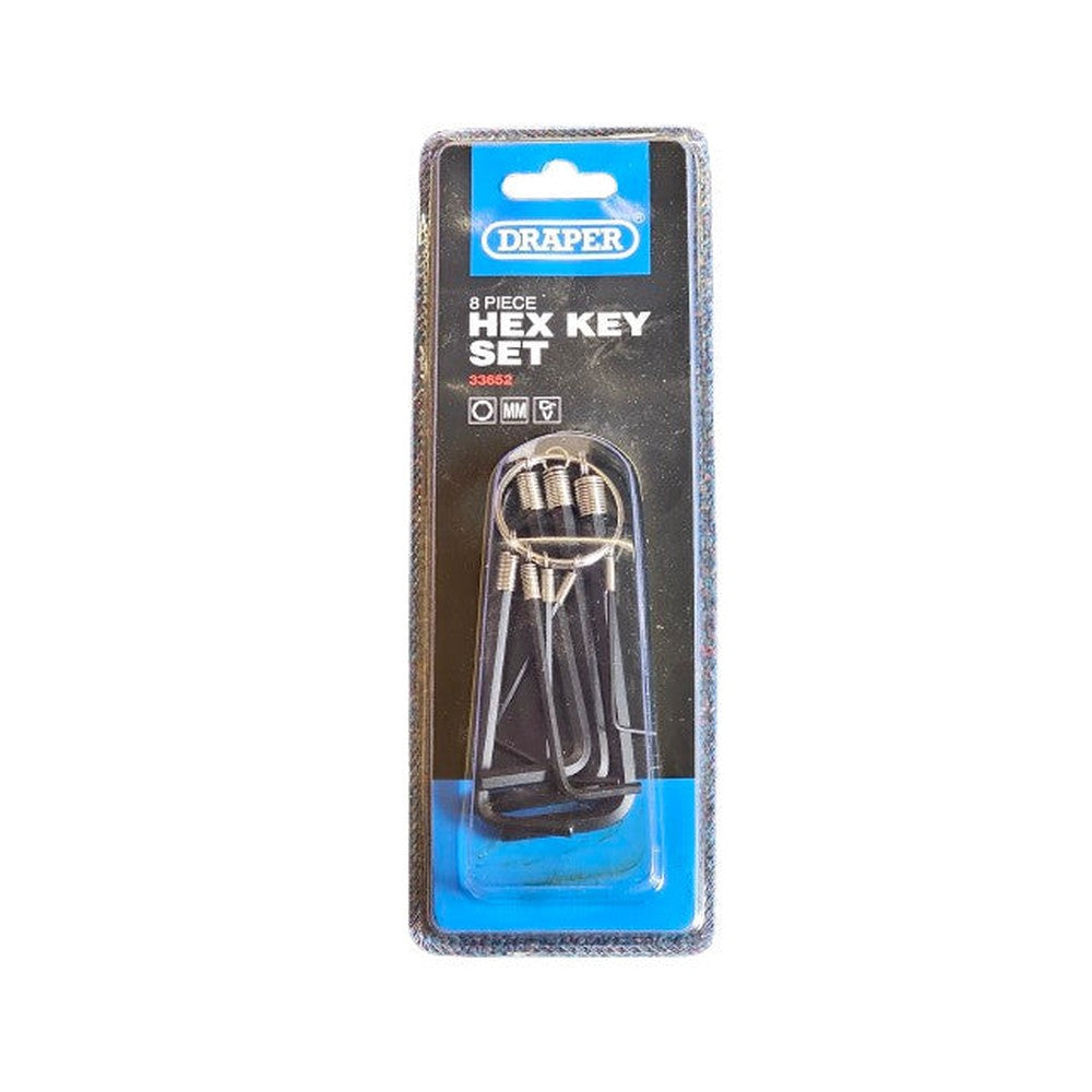 Draper 8 Piece Hex Key Set 1.5mm to 6mm ( 33652 )