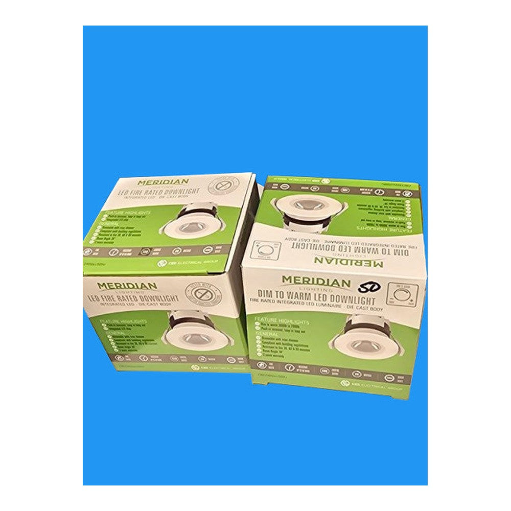 Meridian 6w LED Downlights Fire Rated Intergrated Die Cast