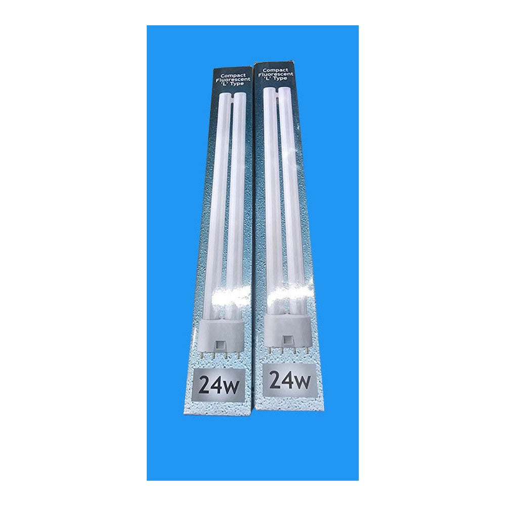 2G11 L Type 24W 4 Pin Crompton Compact Fluorescent Tube 1800lm