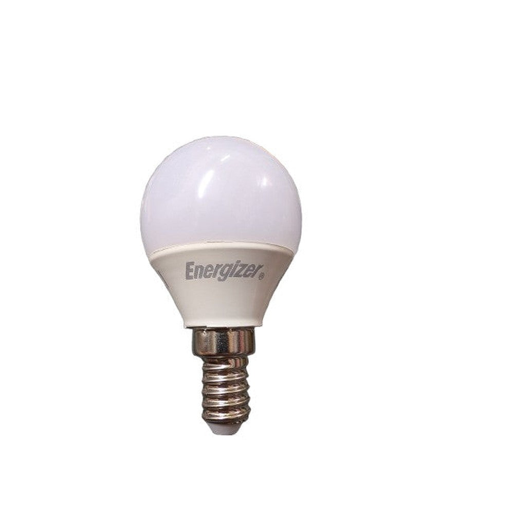 E14 SES 5.9W = 40W (Pack of 2) Eergizer LED Golf Bulb (2,700 Warm White) S8697
