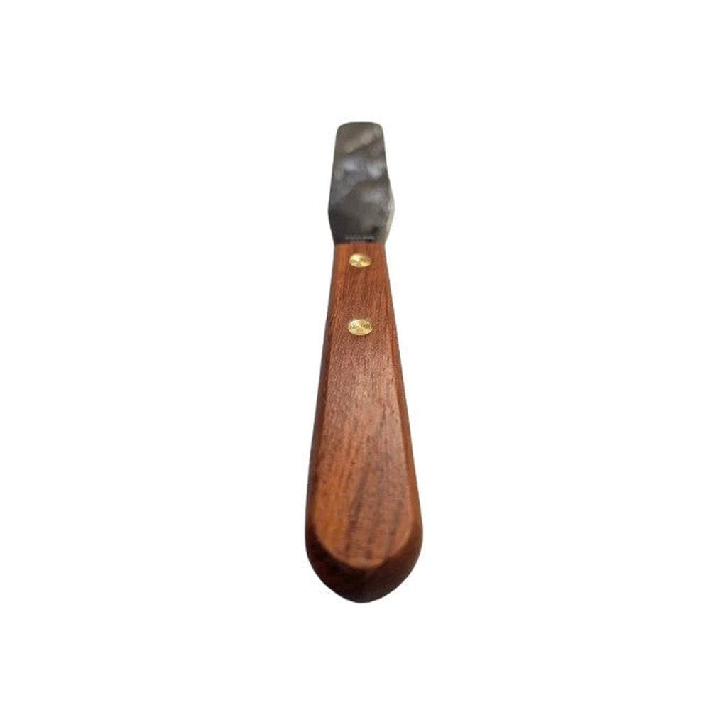 Stainless Steel Wooden Handle Palette Modelling Spatula Tool 150MM Pack Of 2