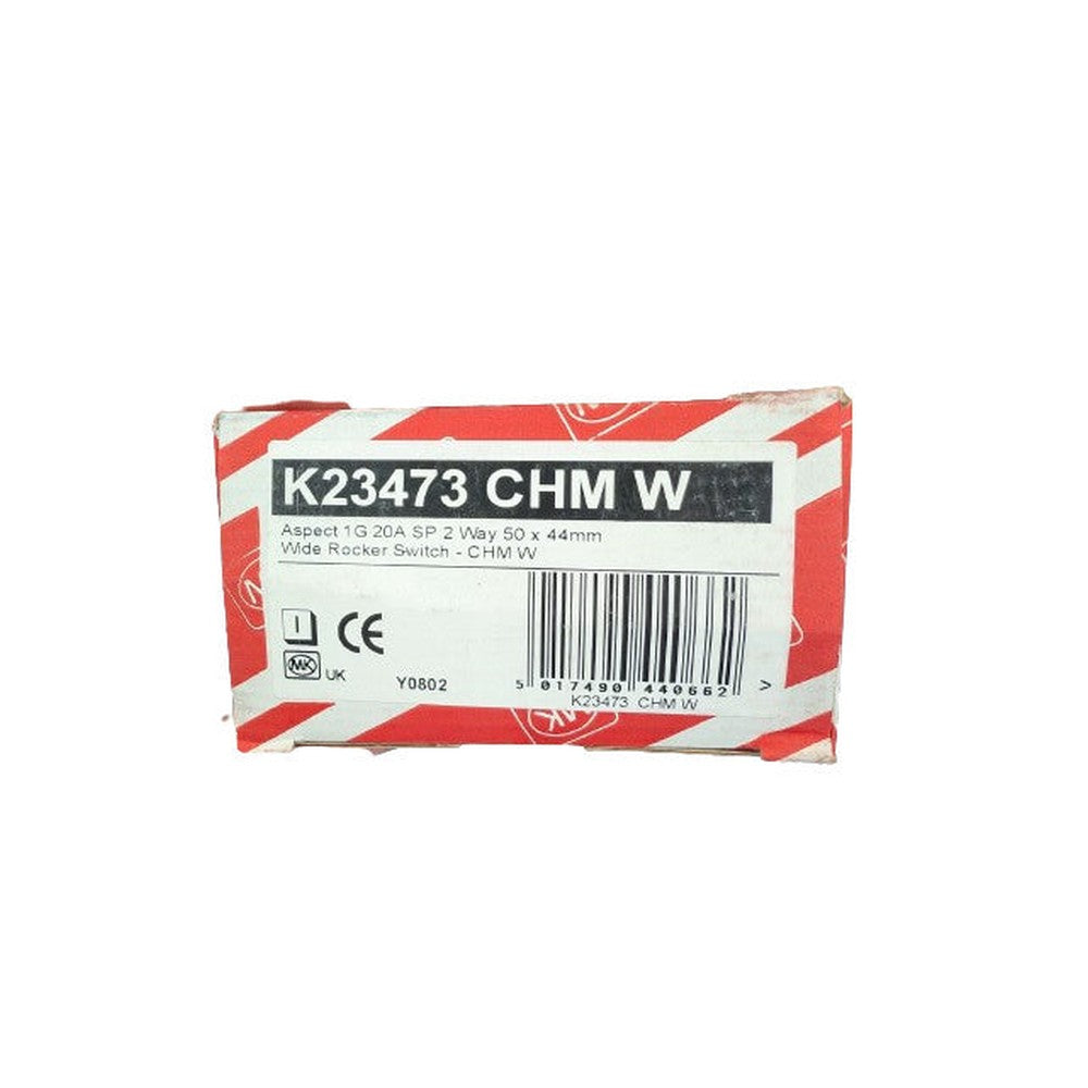 2x Switch Beige Aspect 1G 20A SP 2 Way 50 x 44mm Champagne K23473 MK CHM W