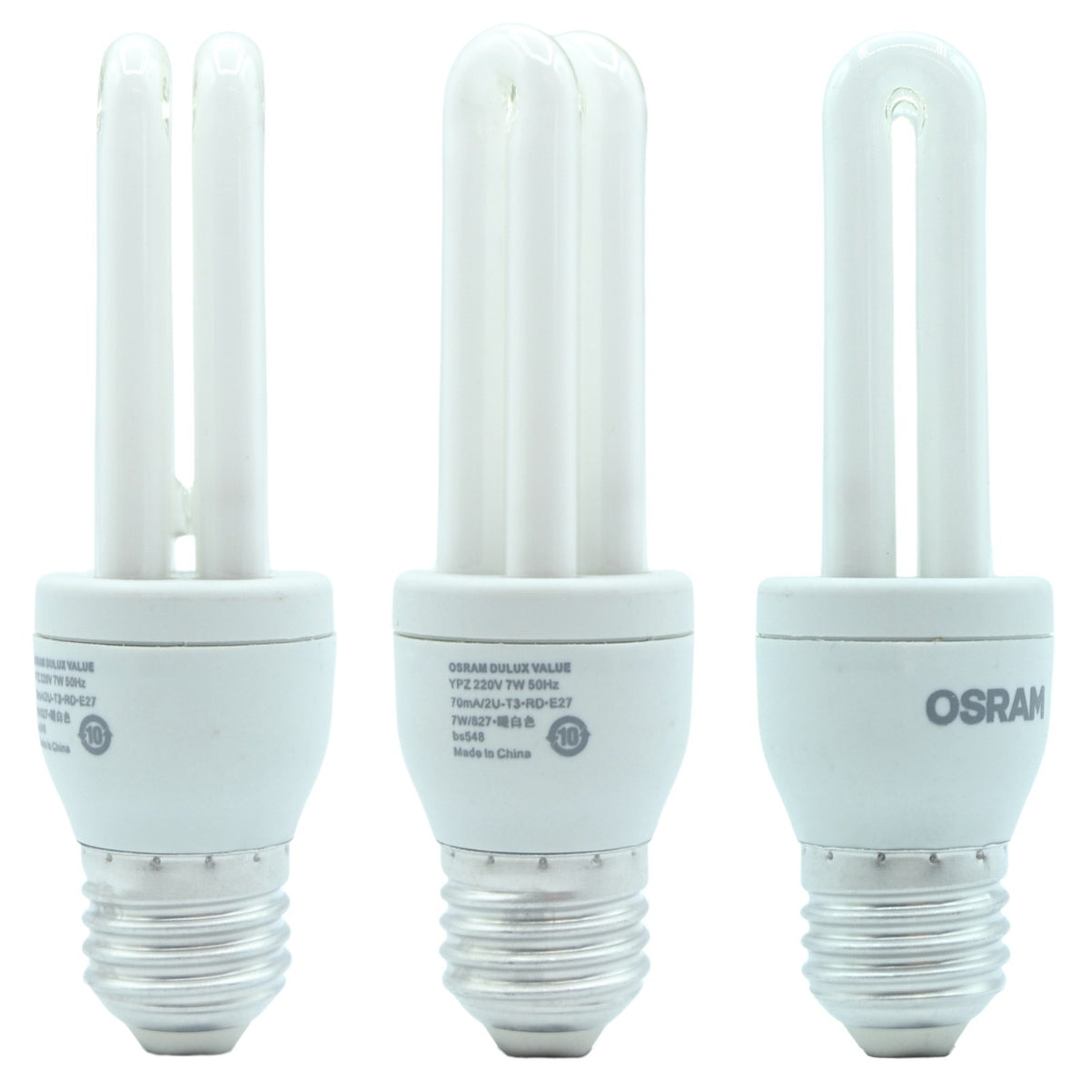 Osram Double Turn E27 Bulbs - Delux Value 7W 10W 14W 220V Tube