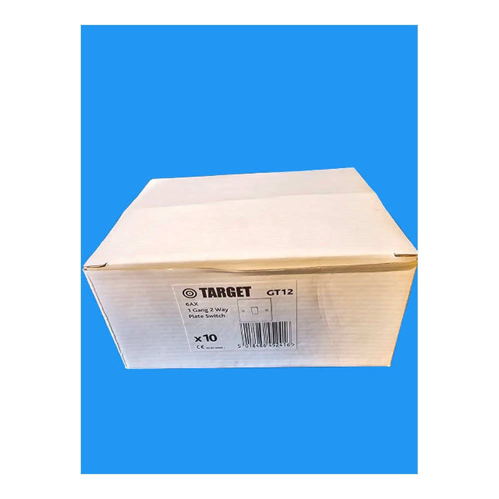 Target 6AX 1 Gang 2 Way Plate Switch GT12