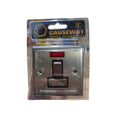Causeway 13A Switched With Neon Fused Connection Unit Satin Chrome RMSC634BK