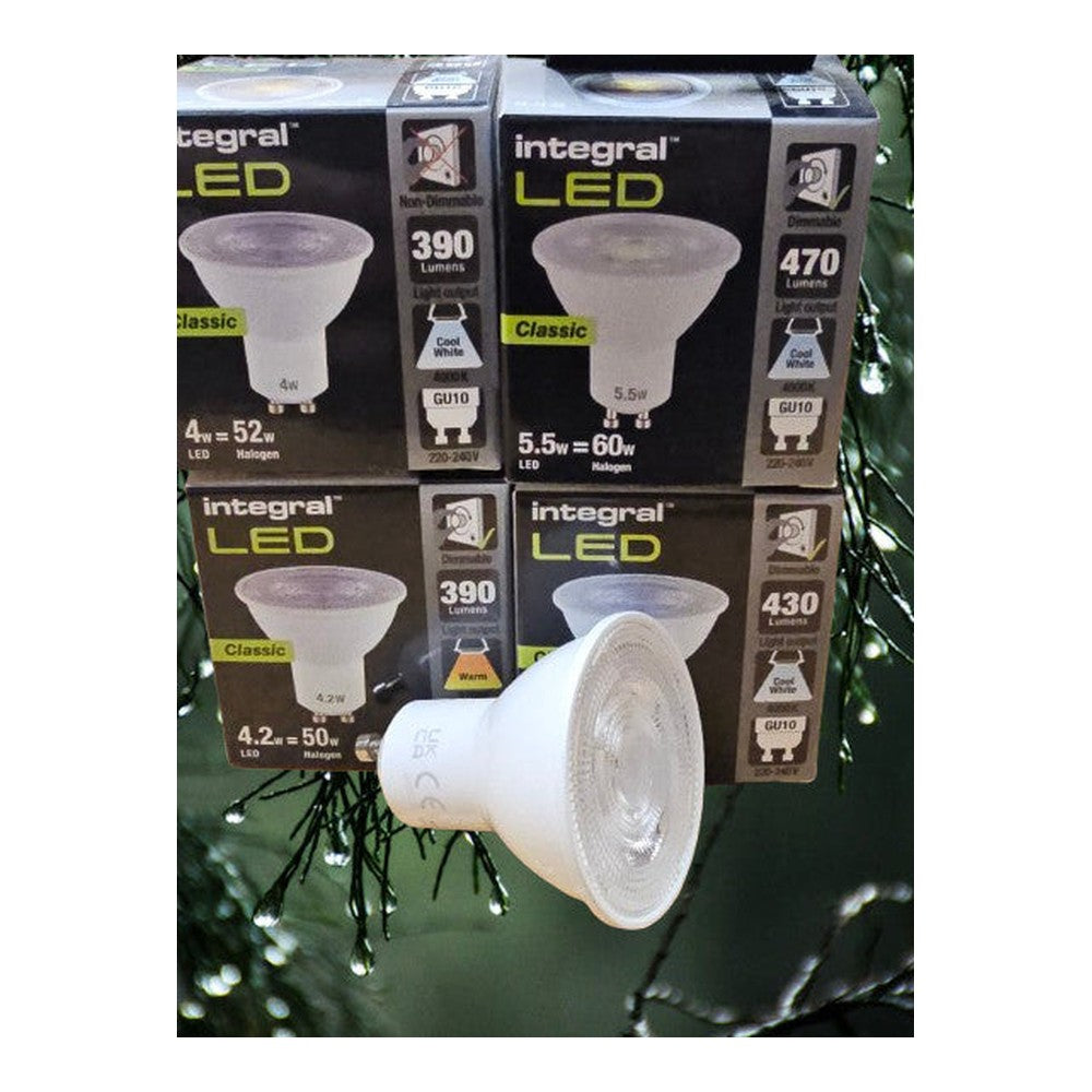Integral GU10 4W 4.2W 5.5W Bulb Lamp Various Choice