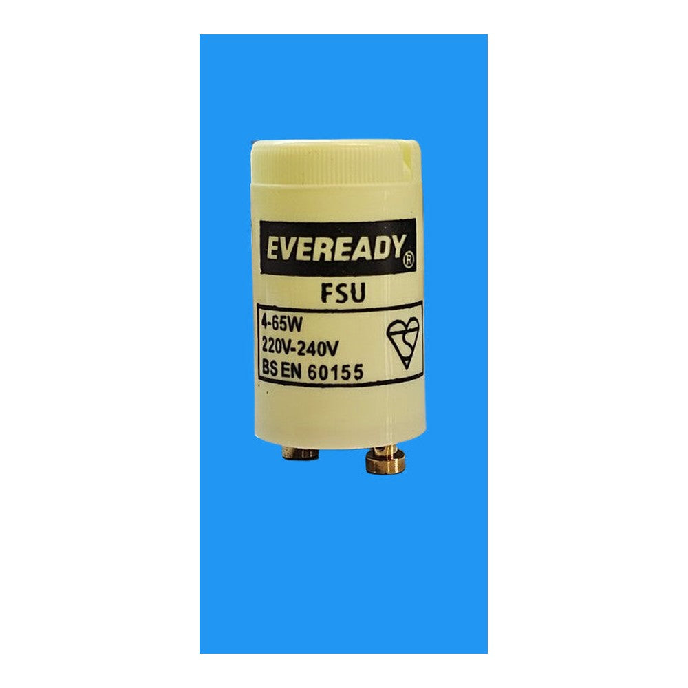 Eveready FSU Fluorescent Starters 4 - 65w 220 - 240v S1092
