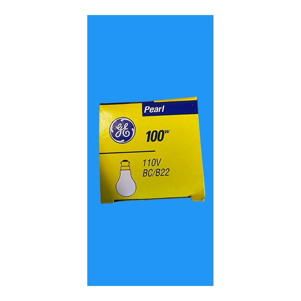 BC/B22 100W 110V ( Pack of 3 ) General Electric Pearl Bulb 1580lm 1000H