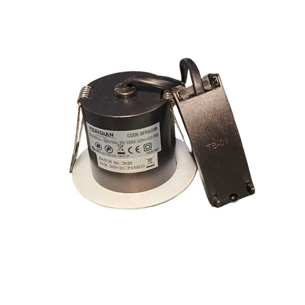 Compact LED Fire Rated Downlight Ultra Thin Bezel Dimmable 6W 500Lm