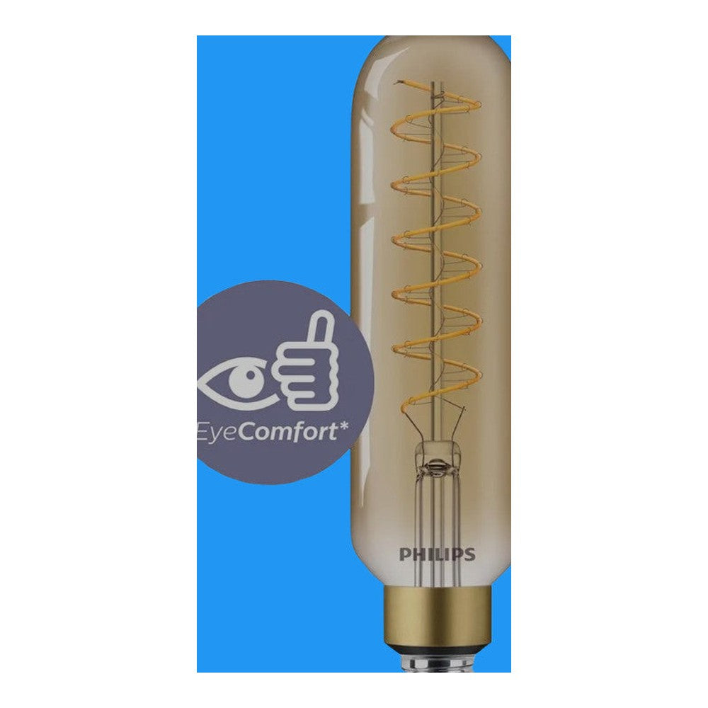 Philips T65 E27 220 - 240v GD 273 x 65mm Vintage LED Hand Crafted Flame Dimmable