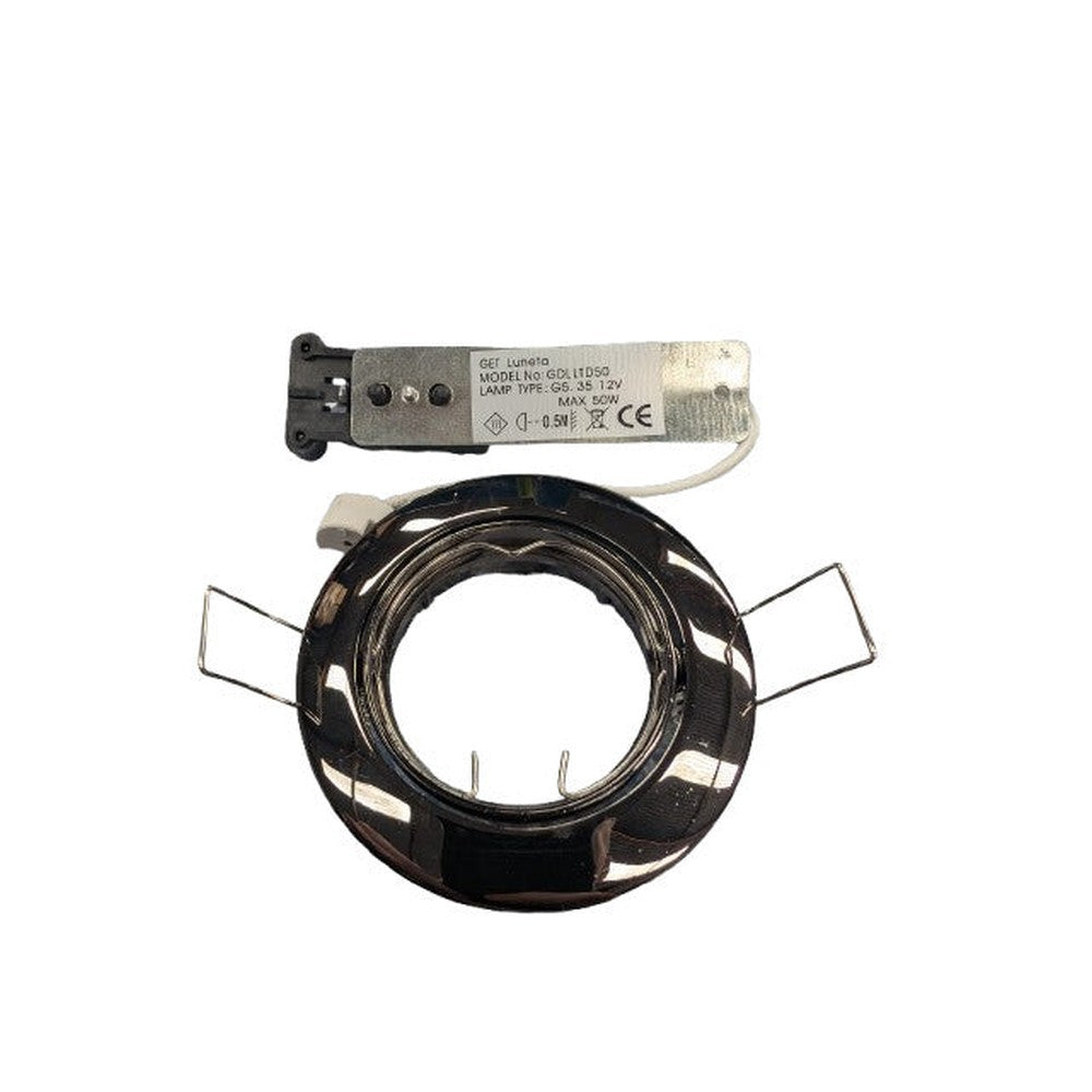 GET 50W MR16 50W LV Wallwash downlight Black Nickel GDLLTD50BN Pack Of 2