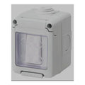 2 x WATERTIGHT ENCLOSURE WITH SYSTEM DEVICES - WITH PUSH-BUTTON 1P NO 10A -
