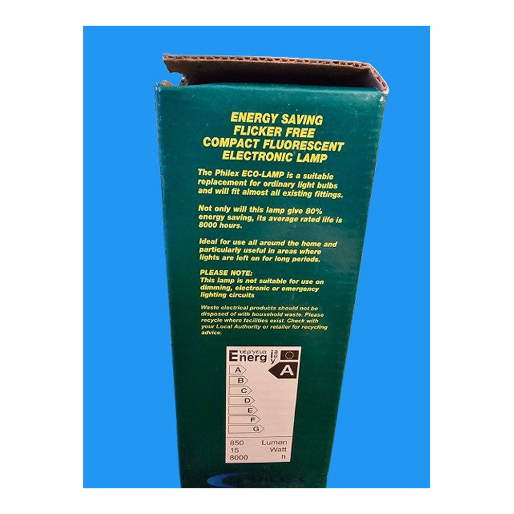 15w =75w BC Cap White Spial ECO-Lamp Energy Saver Compact Fluorescent  220-240V