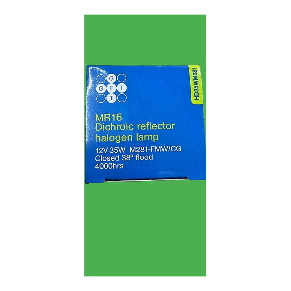 MR16 35W GU5.3 12V Schneider GET Dichroic Reflector Halogen Bulb 38° Flood 4000H