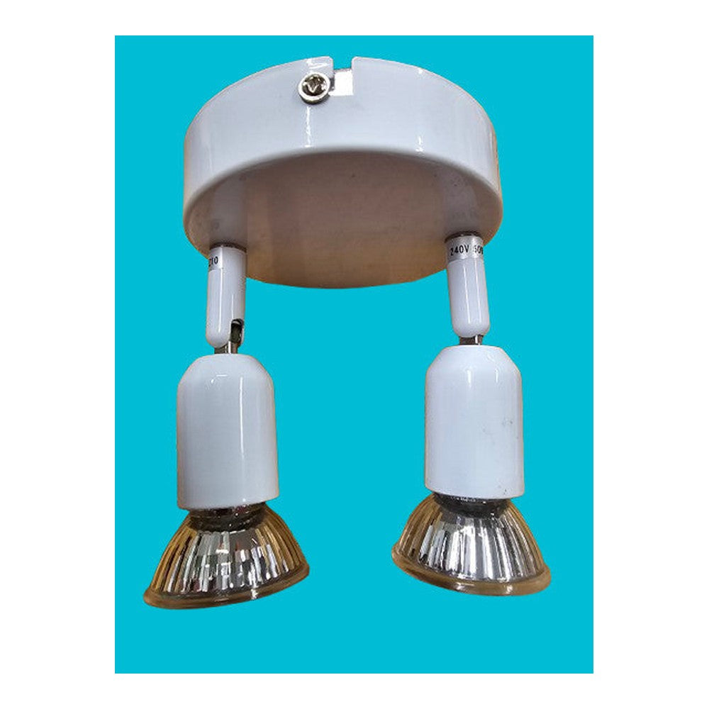 Acel Small 110mm Twin Spot AC44431 Fully Dimmable 2 x 50w GZ10 Spotlight IP20